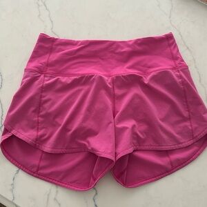 Lululemon speed up shorts size 6